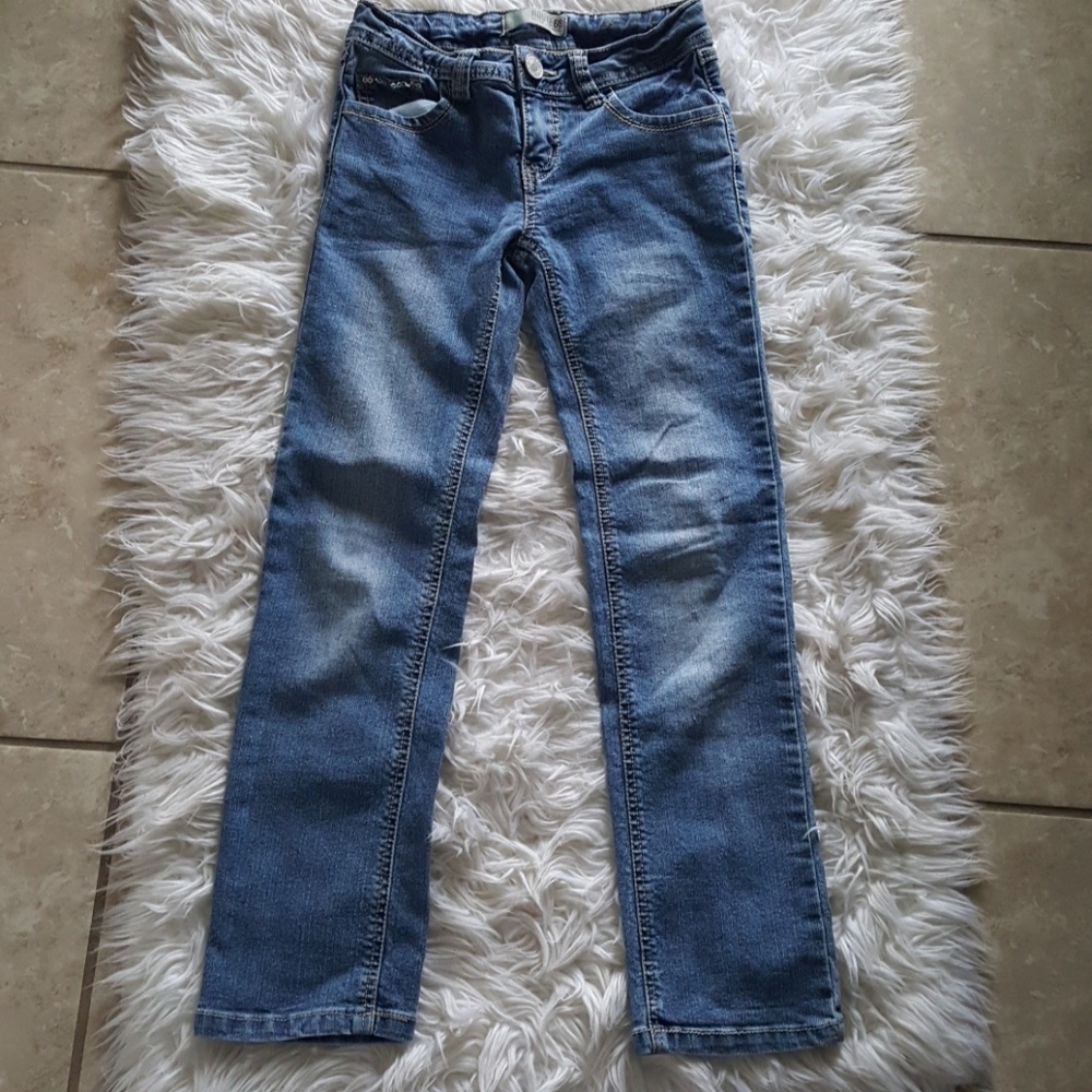 Route 66 girl blue jeans